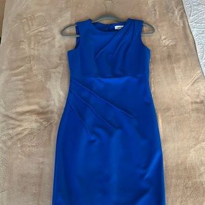 Size 2 royal blue Calvin Klein dress